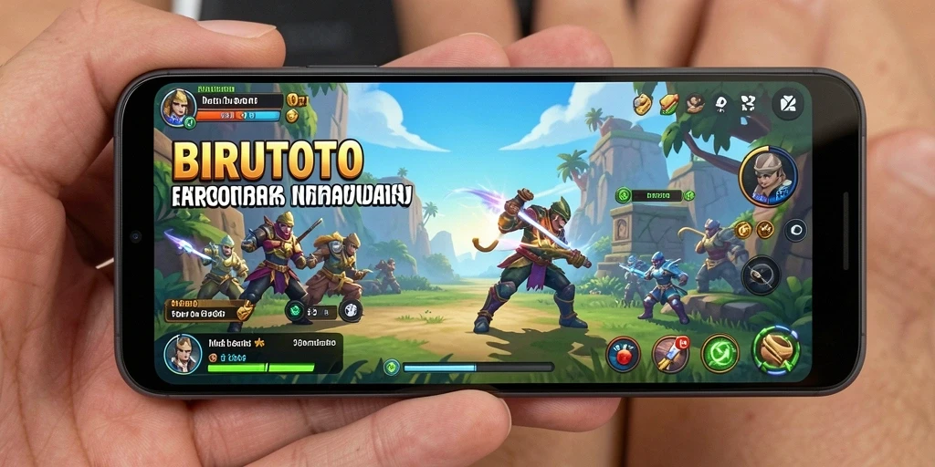 Tampilan antarmuka BIRUTOTO yang sederhana dan fungsional.