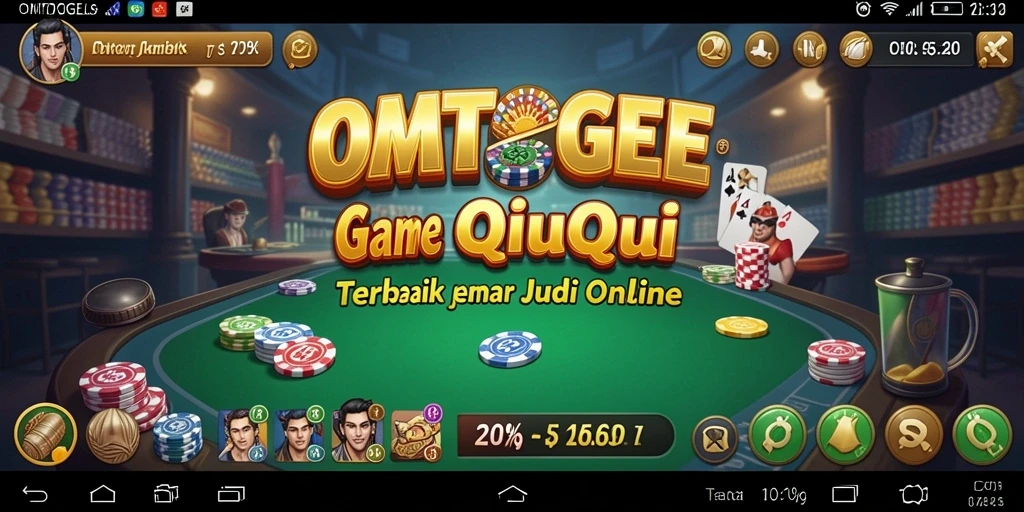 Tampilan gameplay QiuQiu yang seru di OMTOGEL.