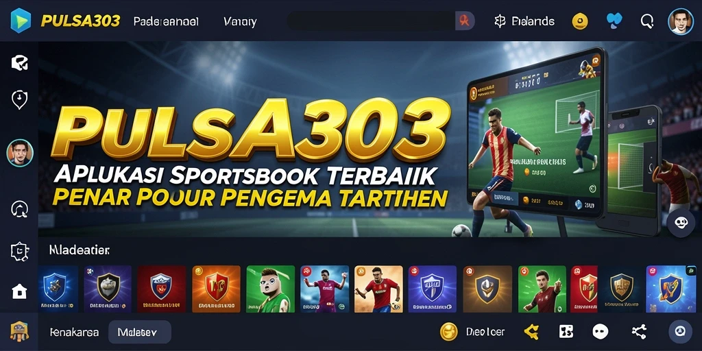 Tampilan menarik dari aplikasi PULSA303 ketika menampilkan berbagai pilihan taruhan.