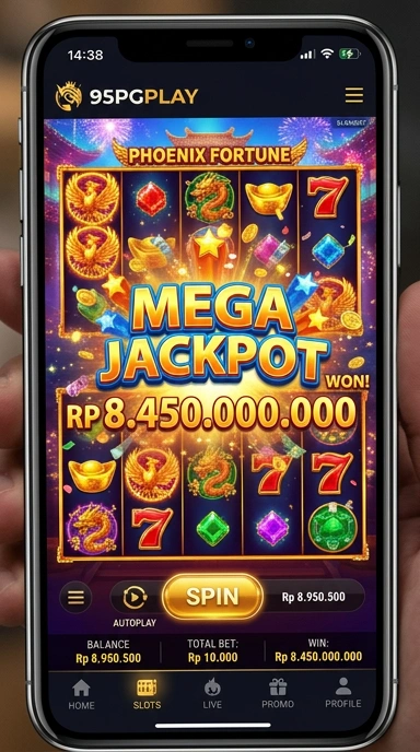 Pengguna menjelajahi berbagai kategori aplikasi di 95pgplay.